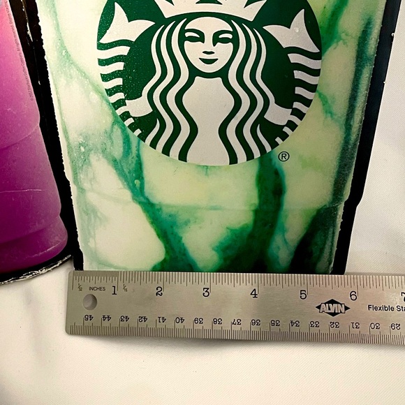 Starbucks Cafe Crystal Ball, Zombie & Unicorn Frappuccino Promo Display Signs - Picture 5 of 14
